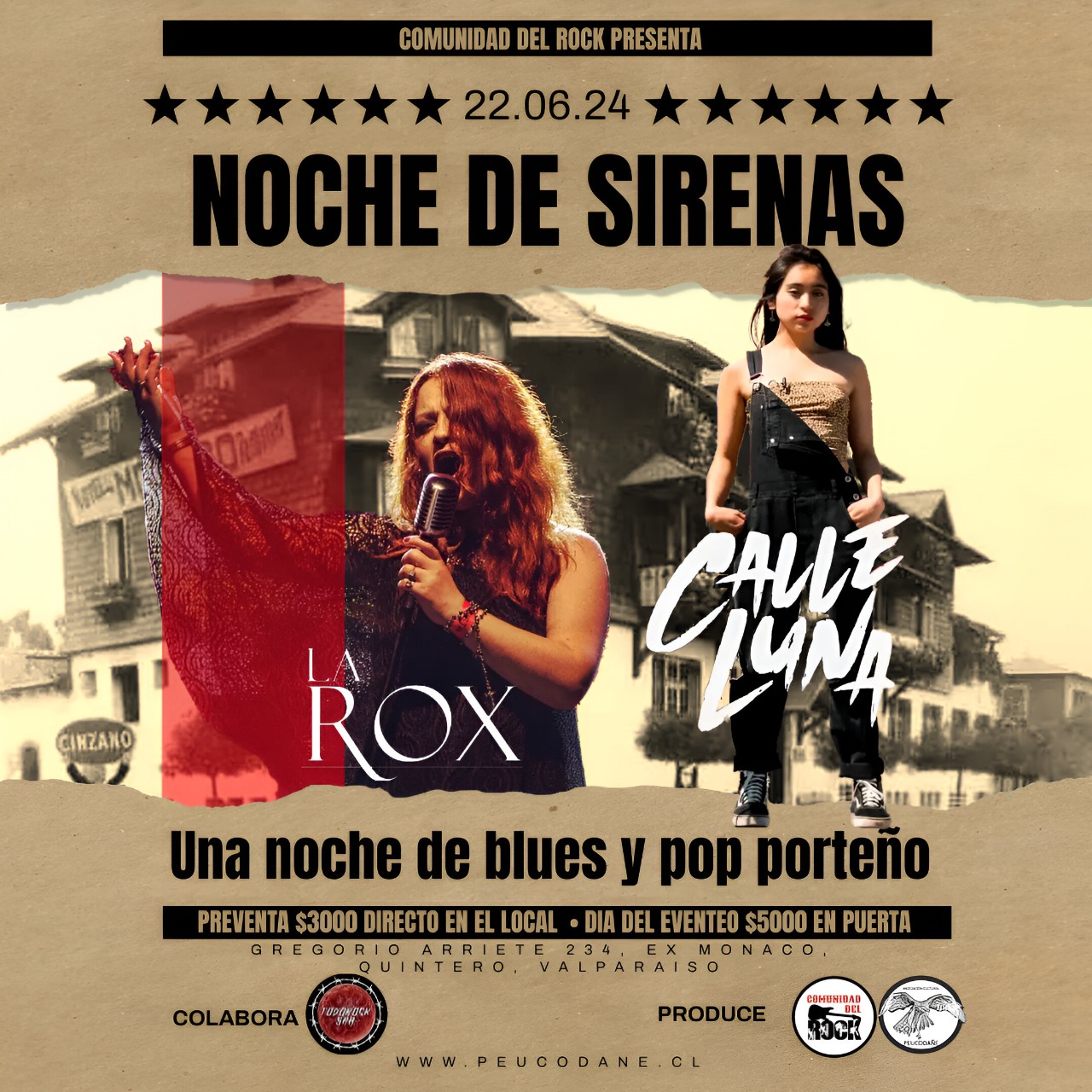 Noche de sirenas blues pop porteño en Quintero