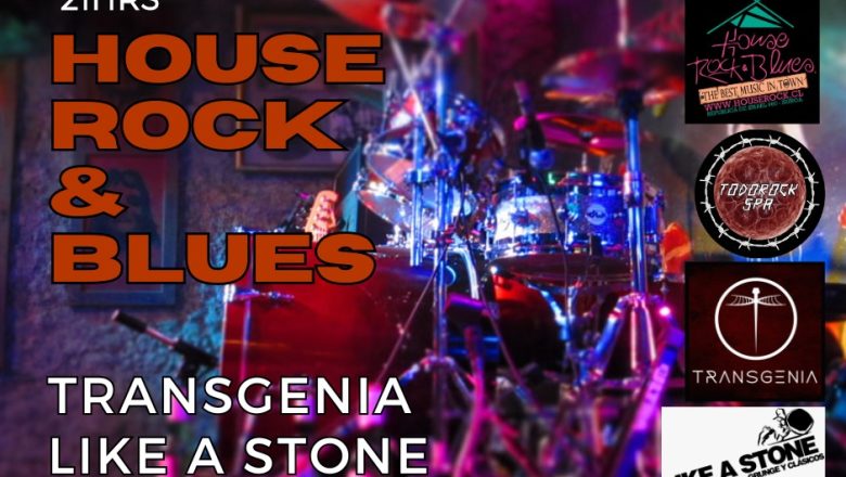 House rock&blues: nuevos locales primavera 2024:transgenia vs like a stone(90s)