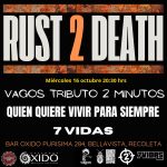 BAR OXIDO MIERCOLES 16 OCTUBRE tributo a 2 MINUTOS + invitados