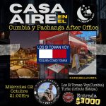 Cumbia & pachanga casa en el aire mi&eacute;rcoles 1 octubre