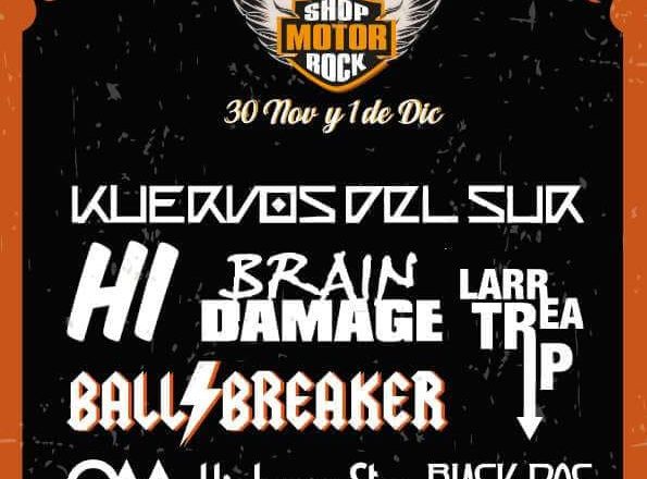 Kuervos del Sur y Hermanos Ilabaca lideran el festival Shop Motor Rock en Espacio Carén