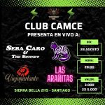 Jueves 28 agosto club camce seba caro + invitados