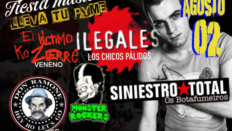 Tributos fiesta punk club camce 2 agosto Www.todorock.cl