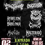 DESTRUCCION NOCTURNA MORTIZ METAL FEST Pte Alto 2 Agosto