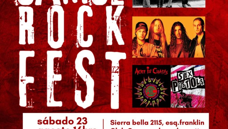 alice in chains/ sex pistols tributos y originales club camce 23 agosto Www.todorock.cl
