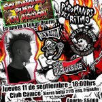 SOLIDARIDAD PUNK EN ACCION 11 SEPTIEMBRE CLUB CAMCE