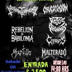 DESTRUCCION NOCTURNA Mortiz producciones sabado 6 sept. PUENTE ALTO
