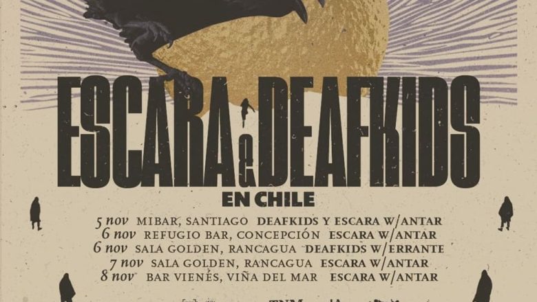 El caos se aproxima: Deafkids y Escara debutan en chile