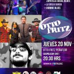 Pe&ntilde;aflor blues Otto Fritz venue 20 noviembre