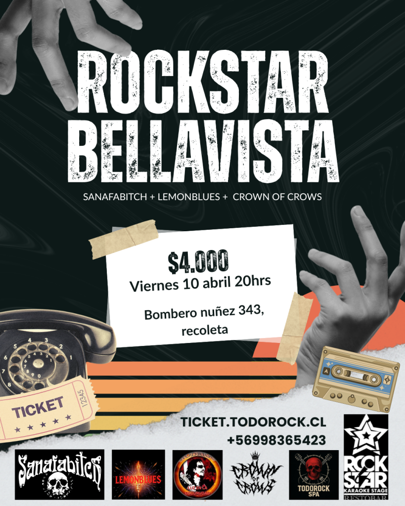 Ciclo rockstar club 10 abril www.todorock.cl