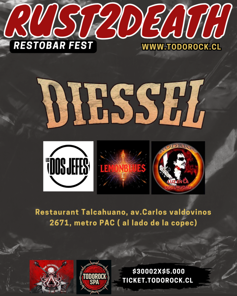 Rust2death fest restaurant talcahuano 20 marzo