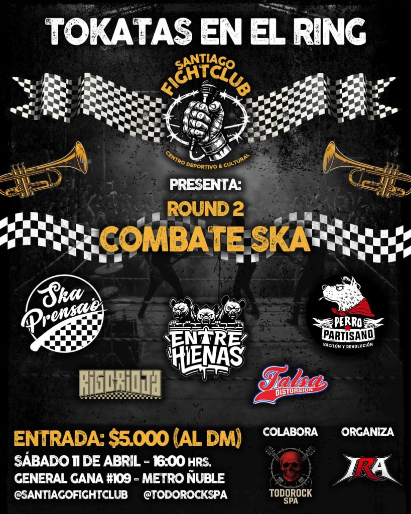 Tocatas en el ring: combate ska 11 abril