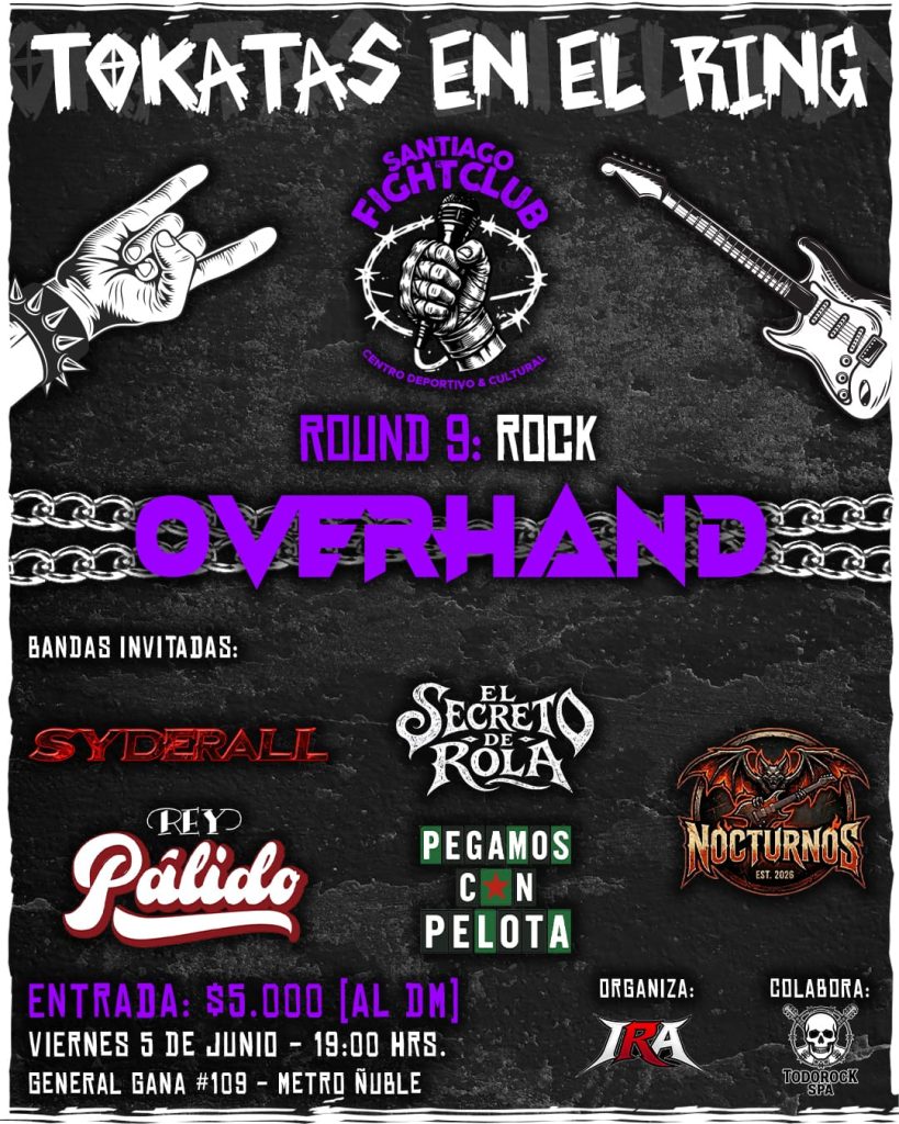 Festival OVERHAND ciclo rock en el ring