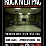 Rock n la pac vol.4 octubre 2 talcahuano restaurant